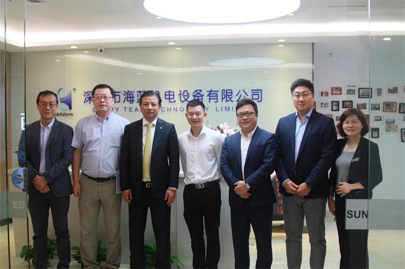 熱烈歡迎三菱電機自動化蒞臨海藍機電參觀指導工作！